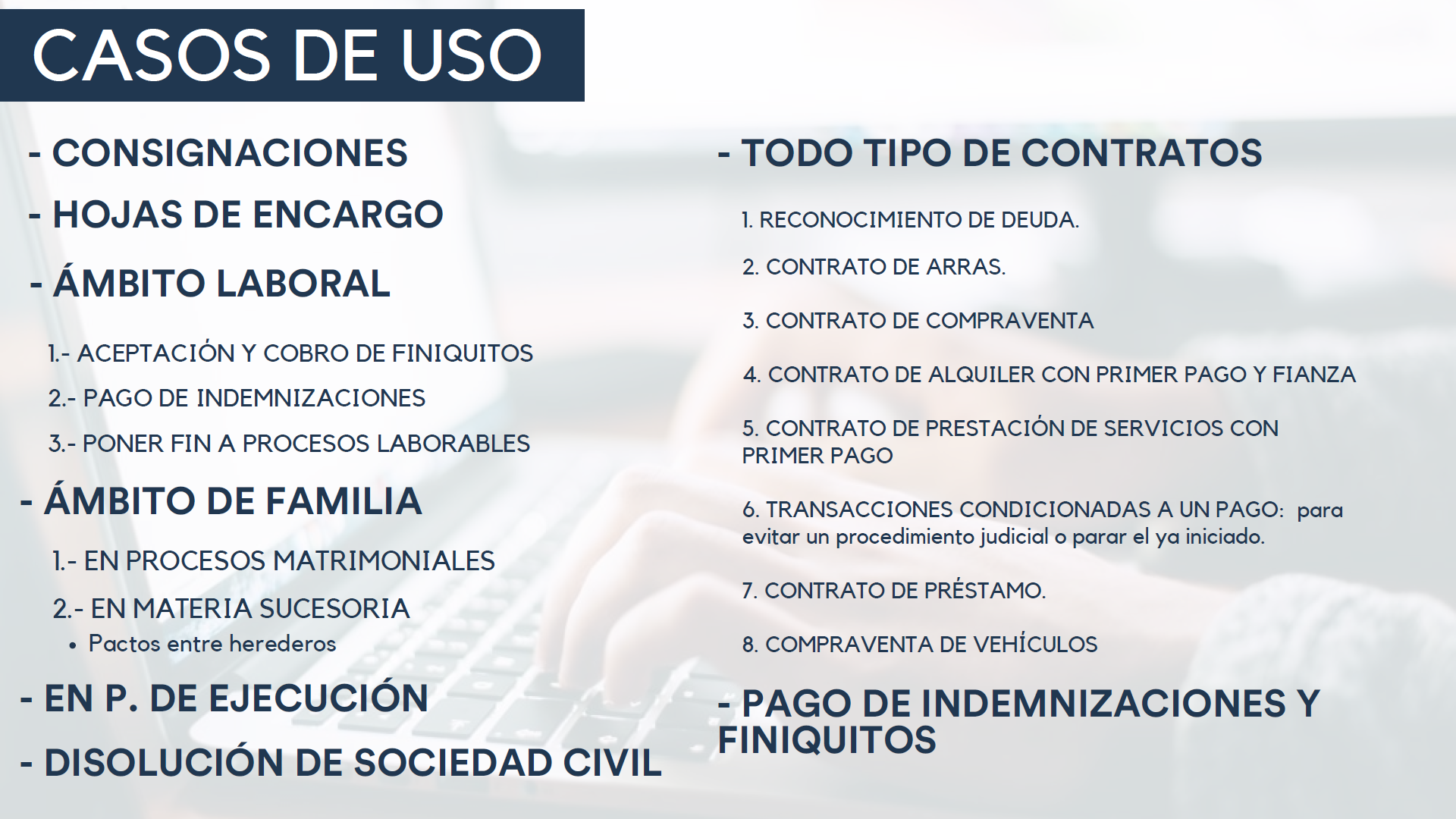 Contratos privados online certificados con garantía de cobro