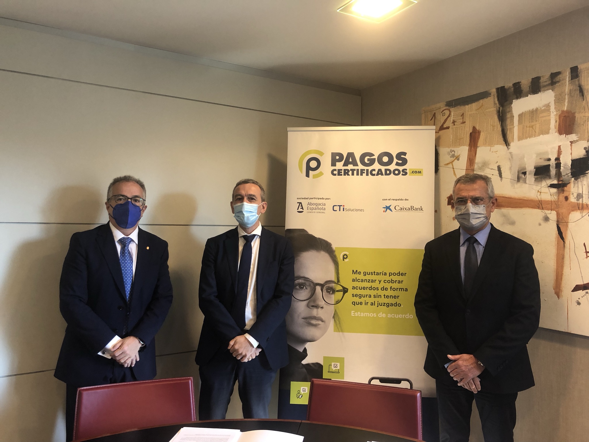 Hispajuris y Pagoscertificados.com firman un convenio para hacer más rápida y eficaz la contratación digital y sus pagos online